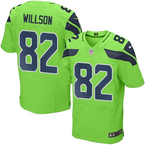Nike Seahawks #82 Luke Willson Green Men's Stitched NFL Elite Rush Jersey - Click Image to Close